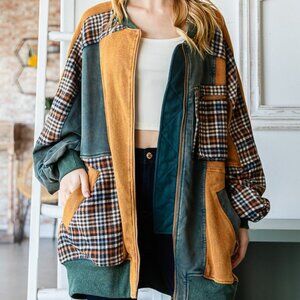 Oli & Hali Multicolor Bomber Jacket